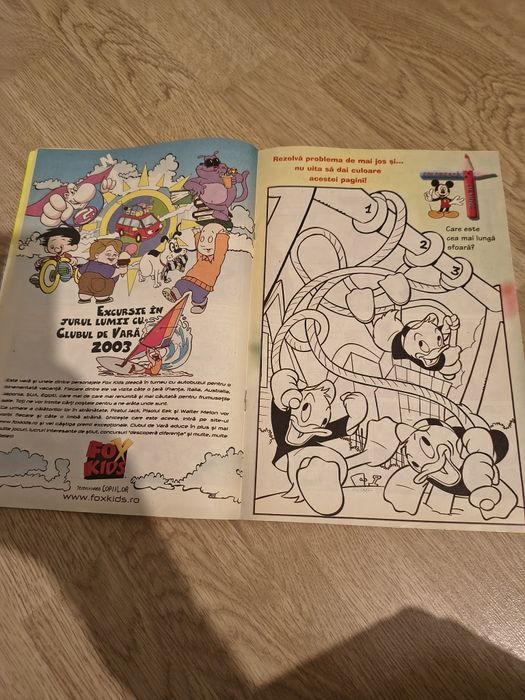 Revista benzi desenate Mickey Mouse editura egmont nr 14 2003