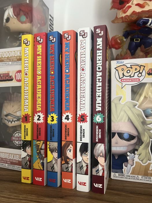 Манга My Hero Academia (От първи до шести волюм включително)