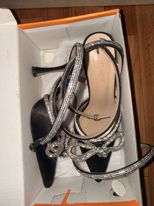 Туфли черный каблук