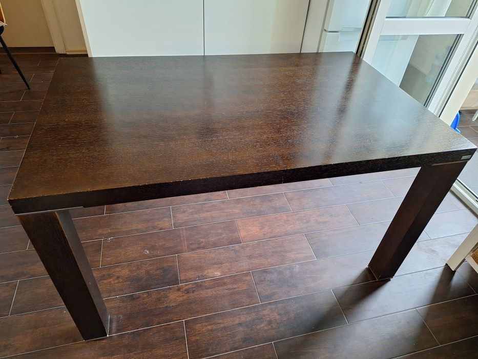 Маса МДФ и естествен фурнир венге