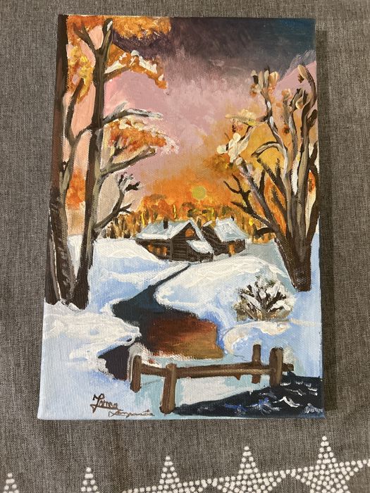 Tablou pictat manual
