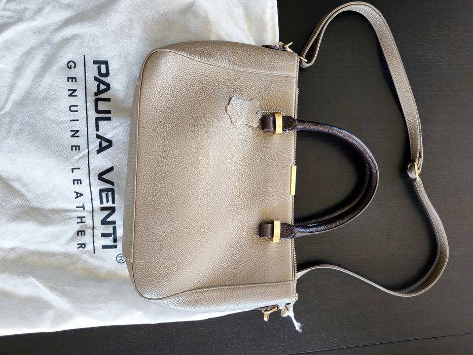 Дамска чанта Paula Venti от естествена кожа