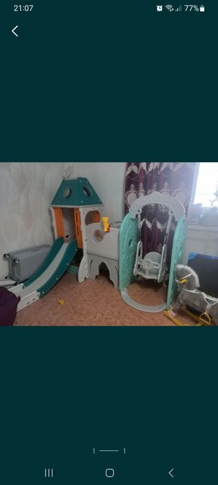 Продам игровой комплекс горка и качели