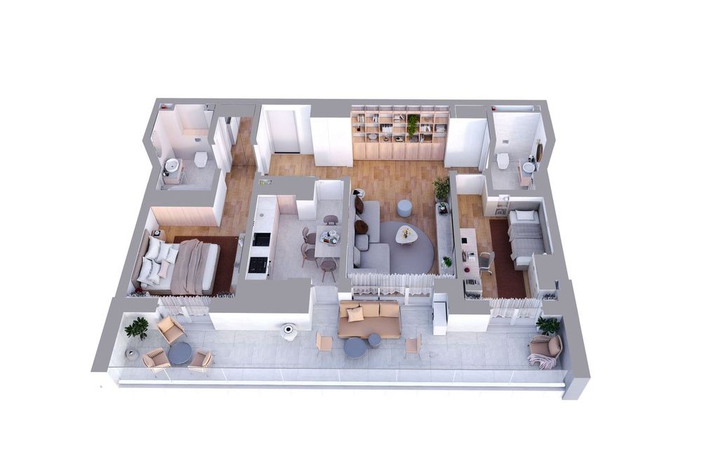 Solid Baba Novac- 3 Camere La Cheie, Smart Home , Incalzire Pardoseala