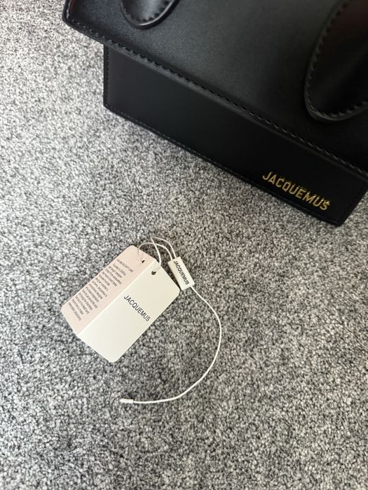 Geantă Jacquemus Le Chiquito Moyen tote neagra