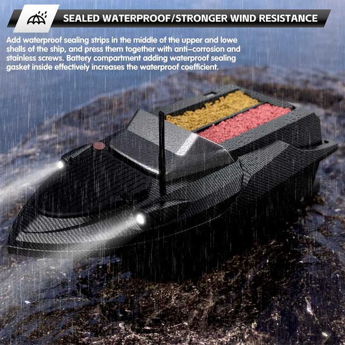 Прикормочный кораблик Flytec V030 с Эхолотом