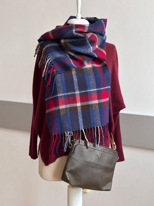 Елегантна кожена чанта Borbonese