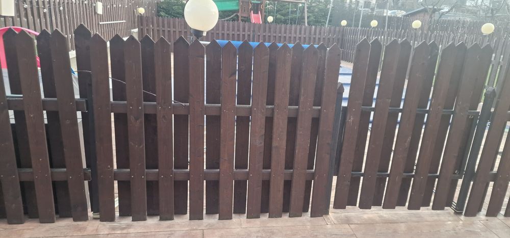 Gard din lemn 25m liniari