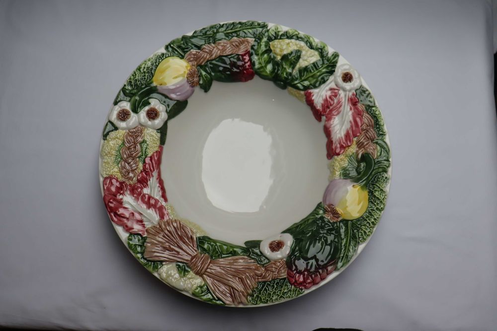 чинии италиански порцелан, ръчна изработка