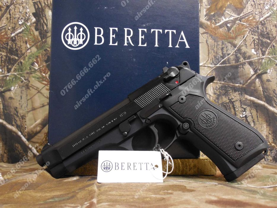 Pistol Airsoft Beretta TITAN!! [Model CO2 Ultra-Modificat] + Munitie