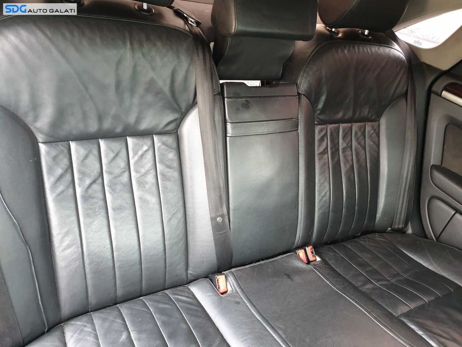 Bancheta cu Spatar Spate Pasager Piele Neagra Electric Audi A8 D3 2003 - 2010