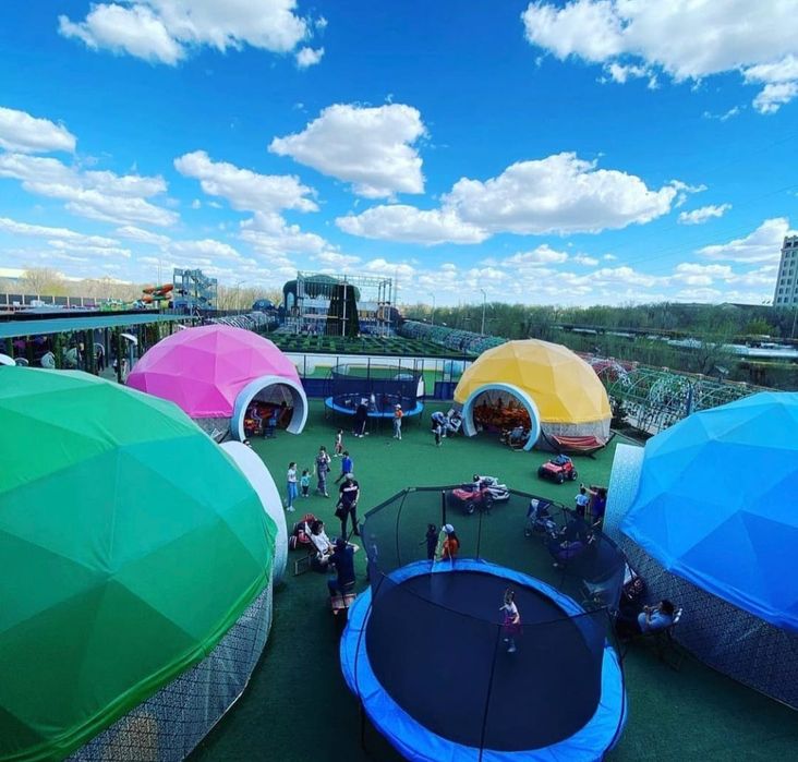 Глэмпинги, купольные конструкции