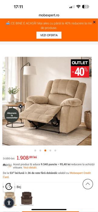Fotolii recliner  Mobexpert