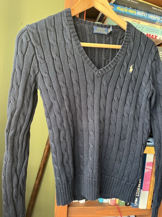 Дамки пуловер Polo Ralph Lauren, ХС, син