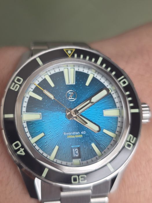 Zelos Swordfish 40mm Teal