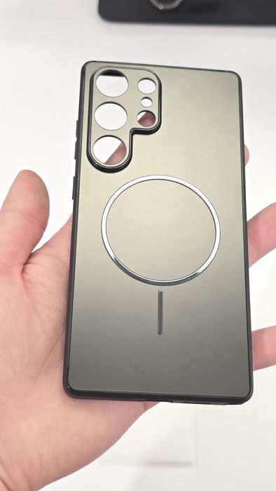 Husa Samsung S25 Ultra Noua, protectie camera, inel magnetic MagSafe