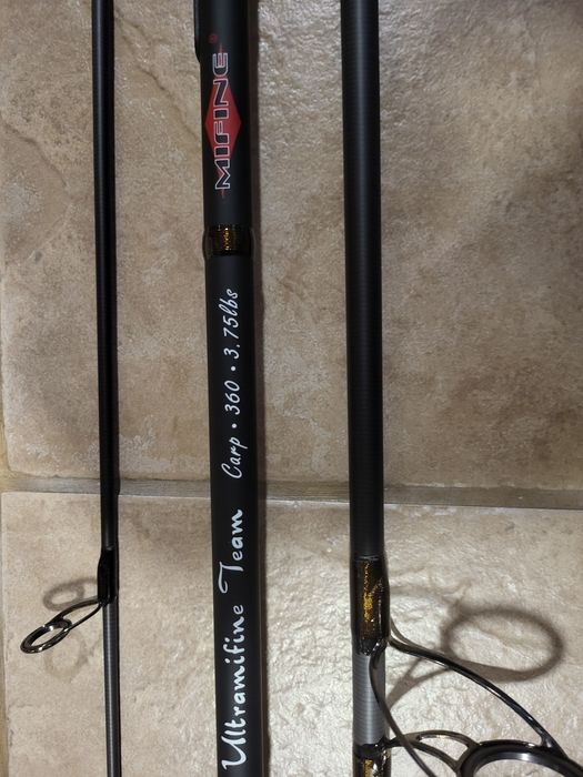 Въдици  Ultra Team Carp +макари   Black  Force  9000