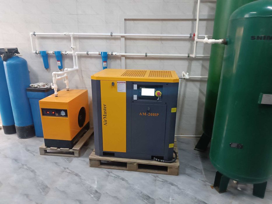 Инверторные винтовые воздушные компрессоры AM20HP - 15 кВт, 10 бар