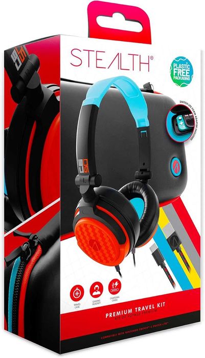 Геймърски слушалки кабел за зареждане кейс калъф за Nintendo Switch