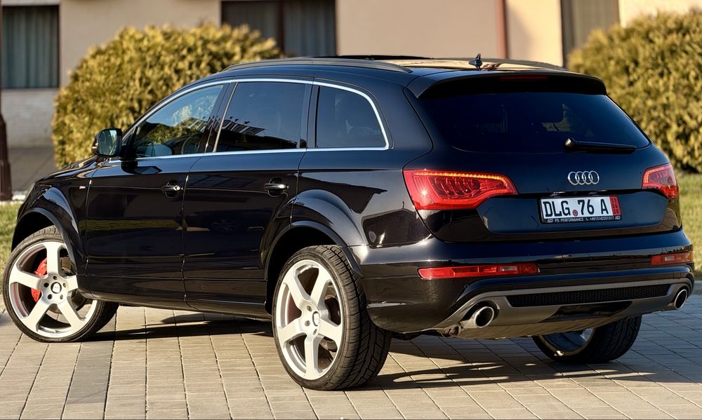 Audi Q7 Exclusive 3x S-line 2012 // 3.0TDI 245 CP Euro 5 // 7 locuri