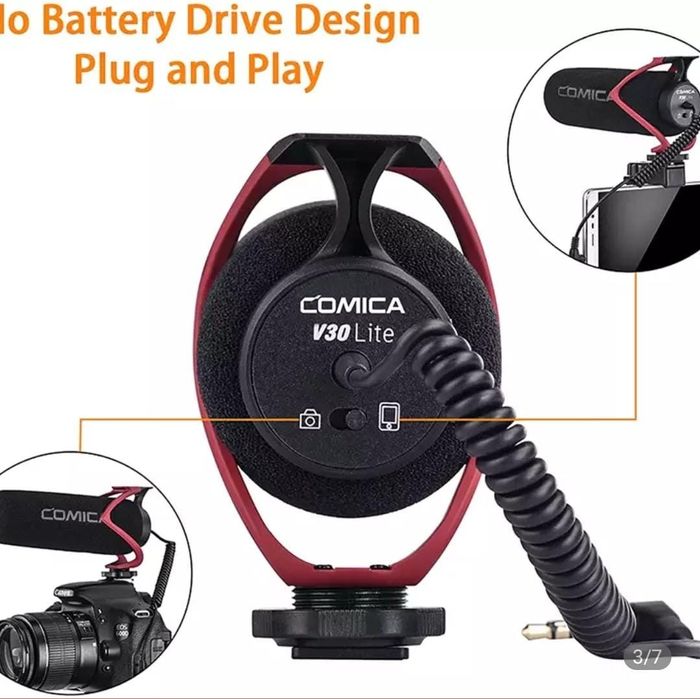 Микрофон пушку на фотокамеру