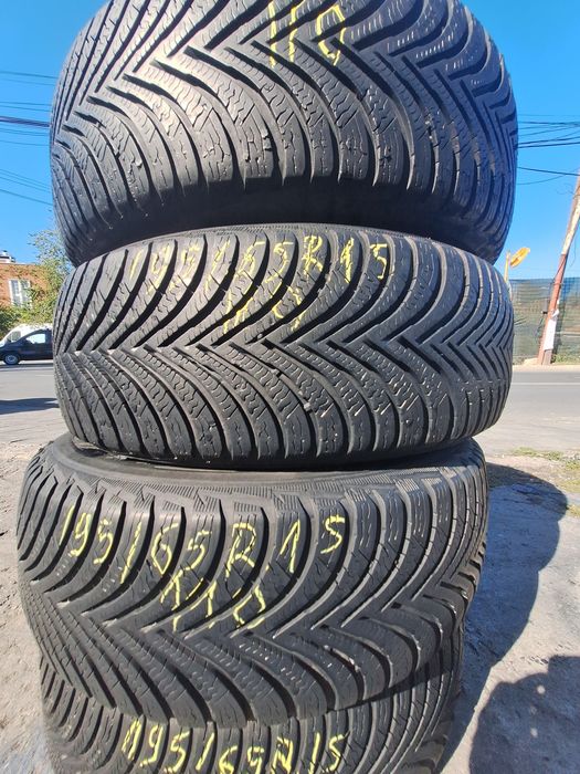 4 anvelope iarna 195/65r15 Michelin 2020 Montaj Gratuit