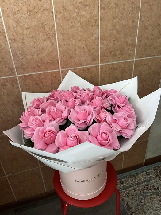 Цветы , букеты , мыльные розы