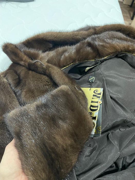 Шуба из цельной норки