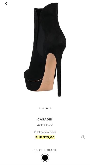 Дамски боти Casadei обувани веднъж 41