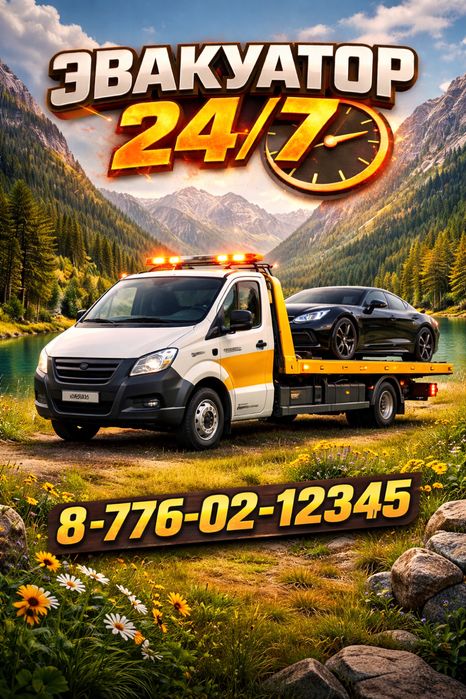 Эвакуатор 24/7 любое направление