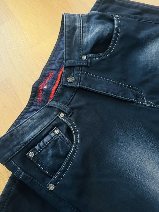 Мъжки зимни ватирани дънки размер 31