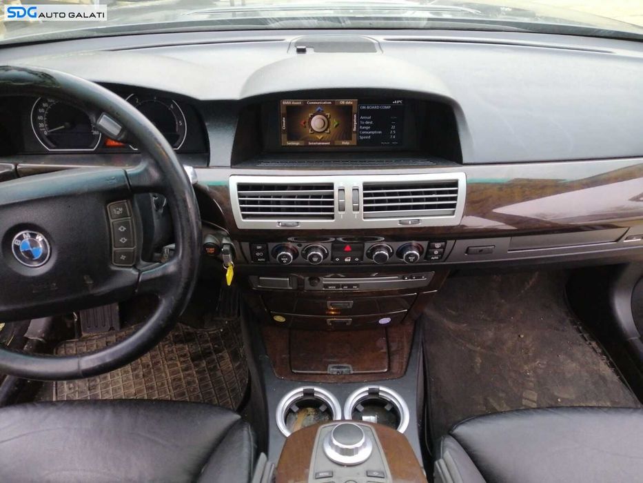 Bandou Bandouri Ornament Ornamente Bord Mahon Lemn BMW Seria 7 E65 E66 730 Facelift 2001 - 2008