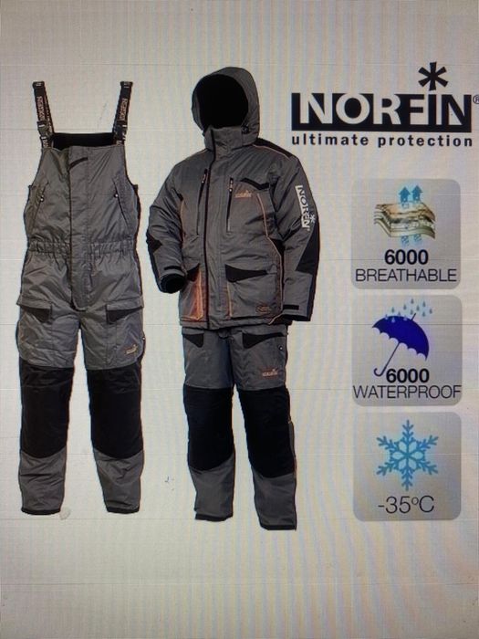 Зимний костюм для рыбалки NORFIN. DISCOVERY GREEN -35