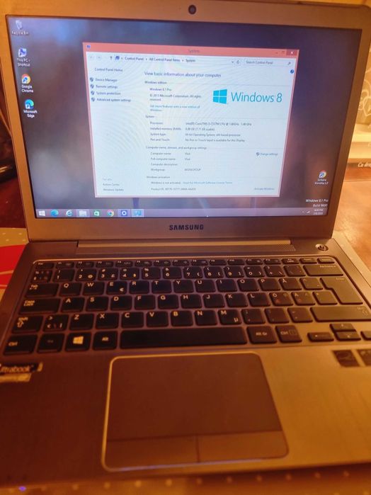 Laptop Ultrabook Samsung 530U i5, 8 Gb Ram
