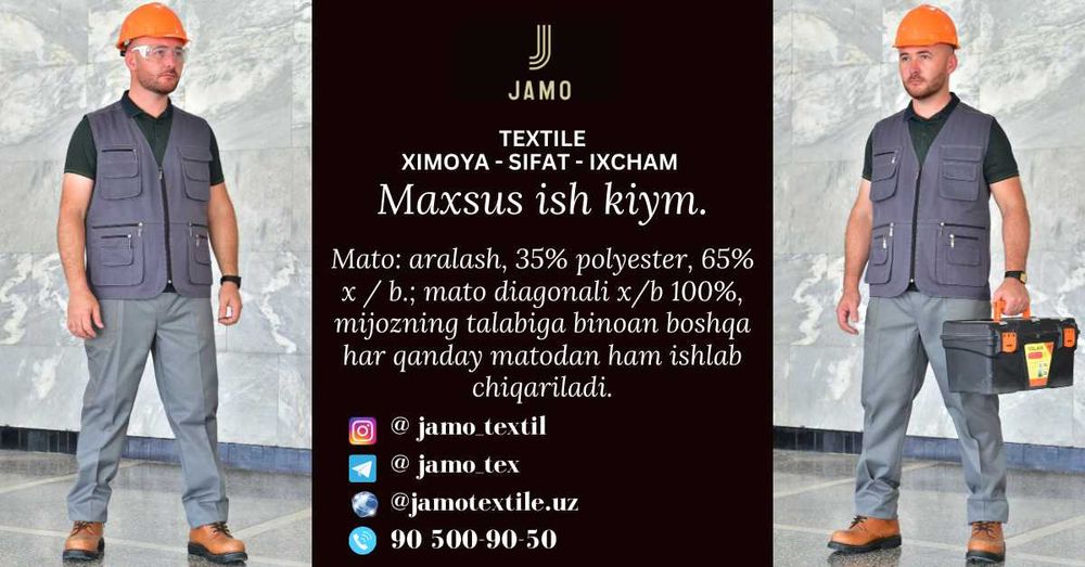 Ishchilar uchun nimcha – yengil va qulay (yozgi variant)