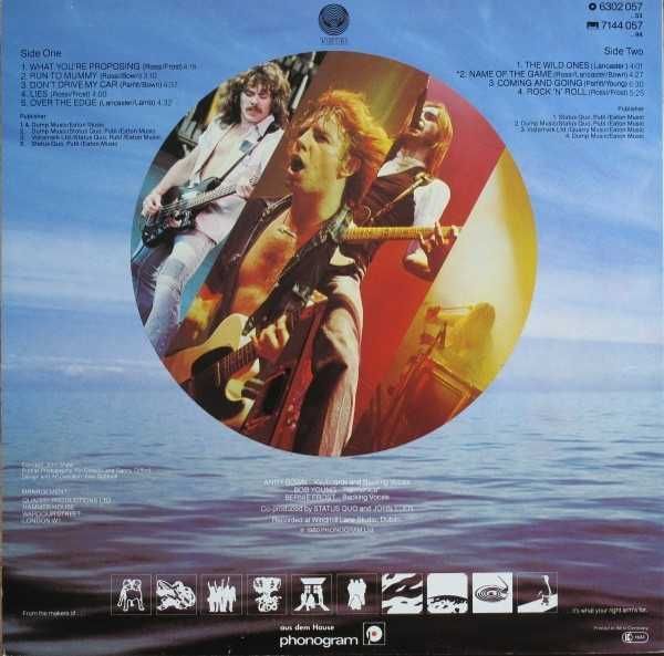 Status Quo LP + постер