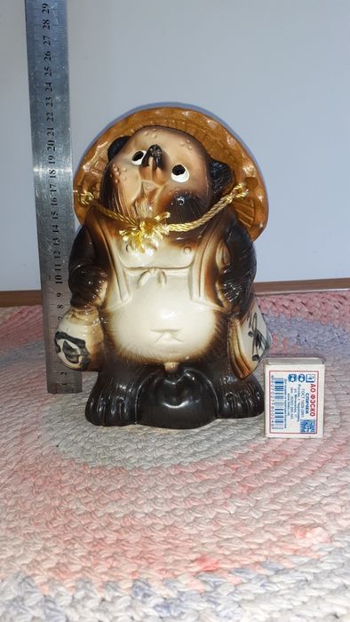 Статуэтка антикварная, Весёлый Тануки