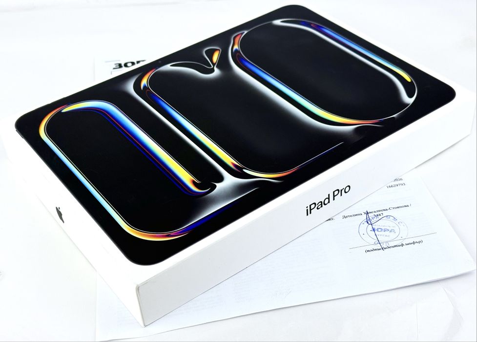 НОВ! Apple iPad Pro 11" 2024 M5 Wi-Fi 256GB Space Black 2г. Гаранция!