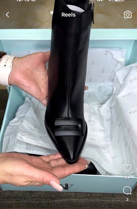 Полусапог натуральная кожа