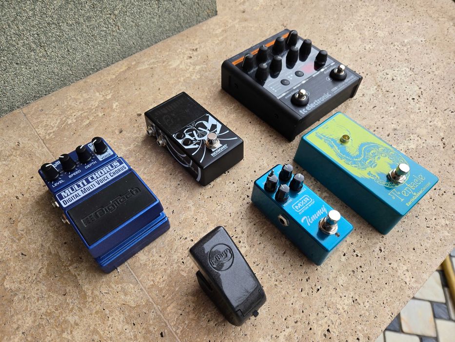 Электрогитара педали эффекты Fender Gibson