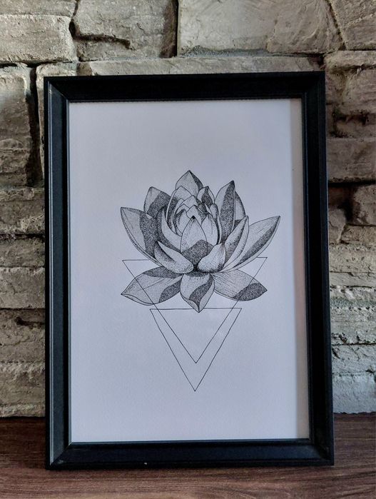 Ръчно рисувани черно-бели картини