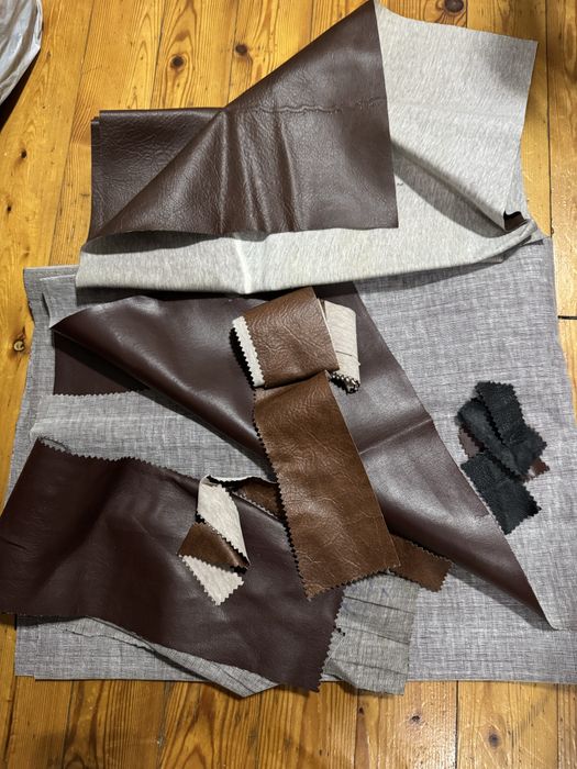 Куски кожезаменителя