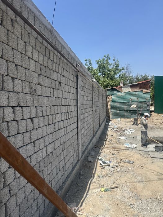 Шлака блок териш Заборга шлака блок териш хизмати временка куриш