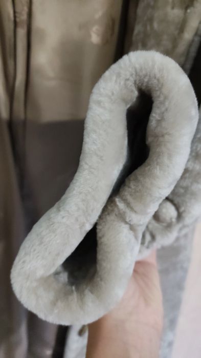 Шуба женская цигейковая