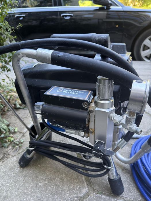 Продавам машина за безвъздушно боядисванеSerafimov systems spray RS-2.55
