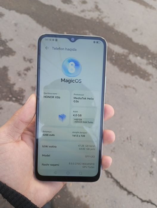 Honor X5B ideal tiniq