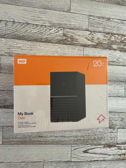 HDD hard disk extern 20TB WD My Book Duo 3.5" USB 3.0 Negru