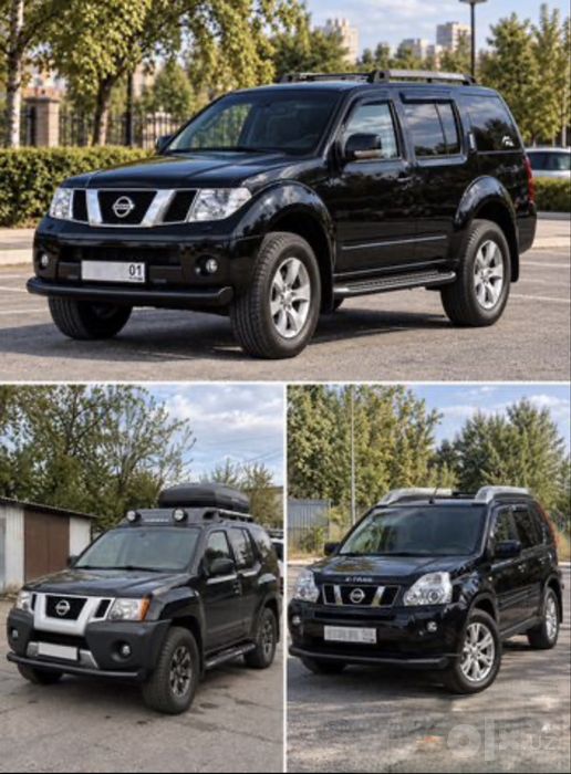 Защита бампера Nissan Navara Pathfinder X-Trail