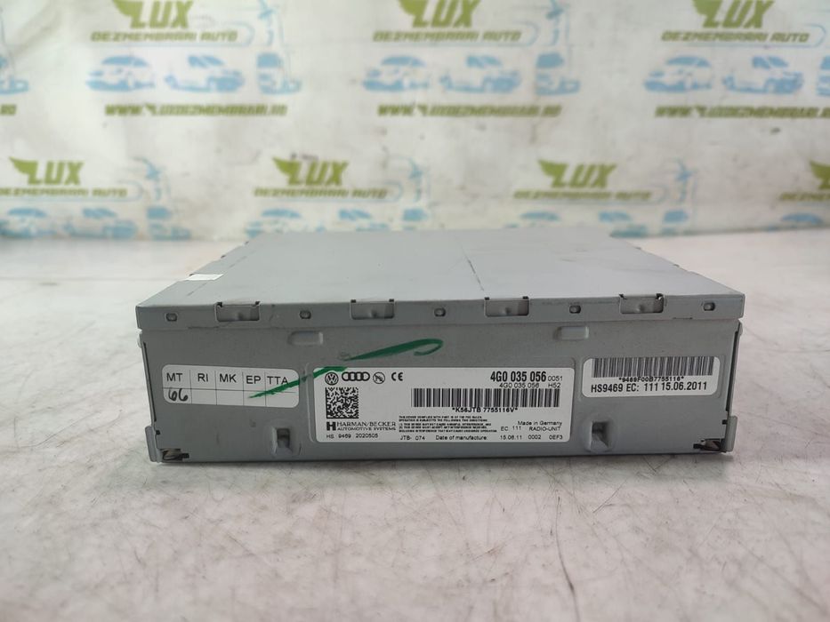 Amplificator audio 4G0035056 Audi A4 B8/8K [2007 - 2011]