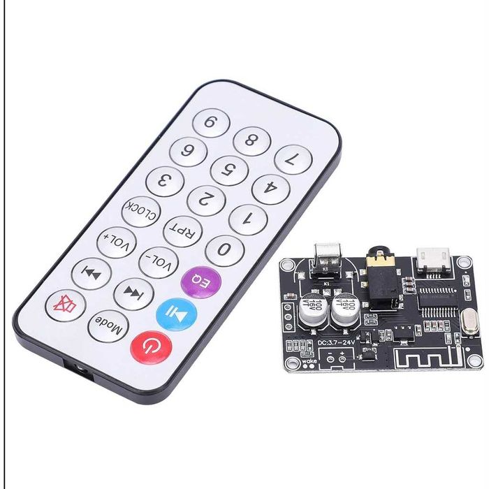 Modul Bluetooth XY-WRBT BLE 5.0 cu Telecomandă – Decoder Audio Stereo 3.7V–24V pentru Boxe DIY & Amplificatoare